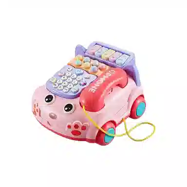 咕轹 仿真电话机座机 音乐 多功能 早教益智玩具
