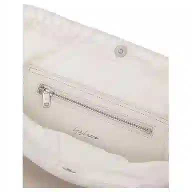 Y-3 Logo Drawstring Backpack Off White