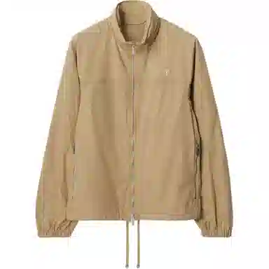 Burberry SS25 Logo Badge Zip Jacket Khaki
