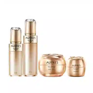 欧珀莱 臻源凝时水乳眼霜面霜护肤套装 保湿紧致 四件套