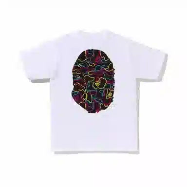 A BATHING APE Neon Camo Tee