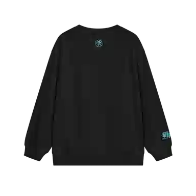 腾讯视频草场地 《斩神之凡尘神域》官方系列 字母动漫人物印花宽松舒适百搭圆领卫衣 男女同款