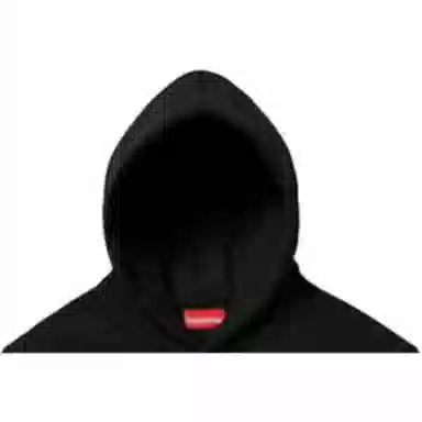 Supreme SS19 Chenille Hooded Sweatshirt Black