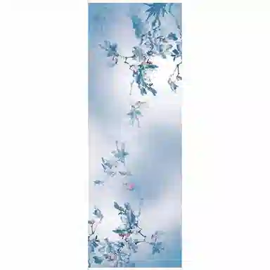 上海故事 玉兰馥绘蚕丝绫真丝印花礼盒装 披肩 女款