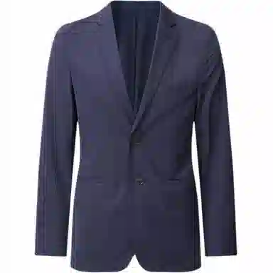 梦特娇 耐磨耐穿商务休闲百搭纯色单排扣西装 男款 灰蓝