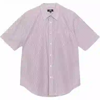 Stussy Boxy SS Shirt 8 Ball Stripe