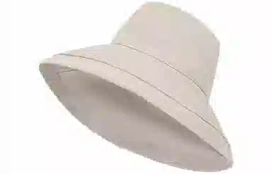 优幽兰 韩版百搭高级感大帽檐显脸小薄款遮脸防晒休闲简约纯色春夏防紫外线遮阳可折叠太阳帽 棉 渔夫帽 女款