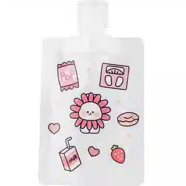 娇雪菲 便携旅行化妆品分装袋卡通贴标 一次性分装瓶液体收纳袋