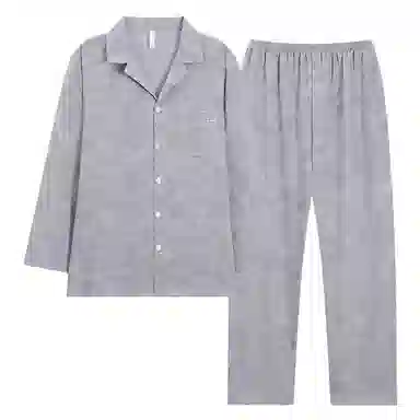Huggy Kissy Lightweight Breathable Loungewear Set Light Grey