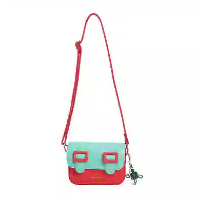 MERIMIES PU Mouse Mint-Red