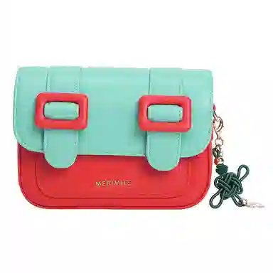 MERIMIES PU Mouse Mint-Red