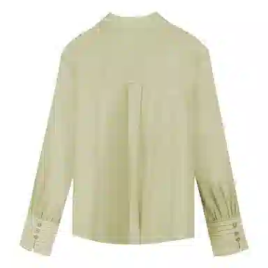 谜秀 宽松翻领简约长袖衬衫 女款