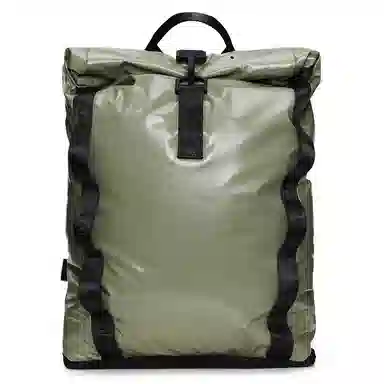 Rains Sibu Rolltop Rucksack Mini Black/Light Aqua