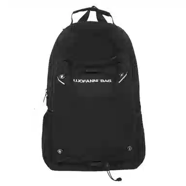 泰克森 时尚休闲 尼龙 双肩包 大号 男女同款情侣款 米白色/黑色/卡其色/蓝色