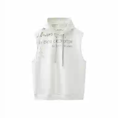 Organic Emotion Sleeveless Hoodie Tee