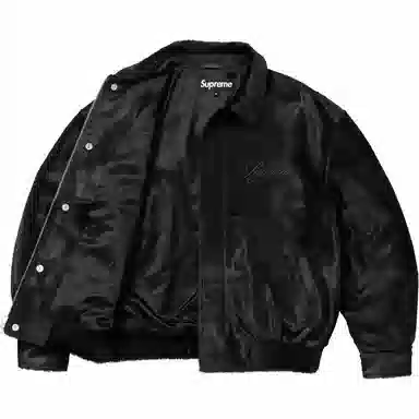 Supreme Ponyhair Varsity Jacket