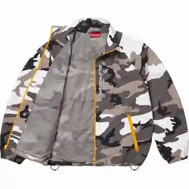 Supreme Contrast Zip Track Jacket