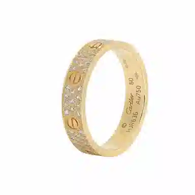 CARTIER LOVE 4mm-5mm 18K
