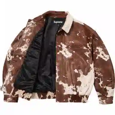 Supreme Ponyhair Varsity Jacket