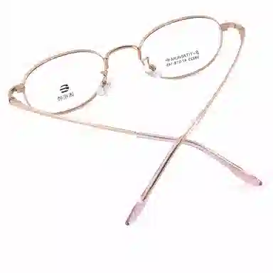 【联系客服可选配镜套餐】 康视顿 轻盈书呆椭圆框 β钛 光学镜架 女款