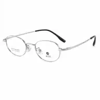 【联系客服可选配镜套餐】 康视顿 轻盈书呆椭圆框 β钛 光学镜架 女款