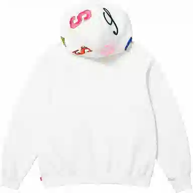 Supreme SS25 WEEK1 Multi S Logo Hooded Sweatshirt
