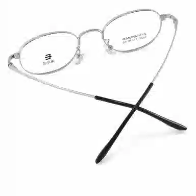 【联系客服可选配镜套餐】 康视顿 轻盈书呆椭圆框 β钛 光学镜架 女款