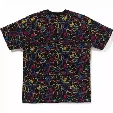 BAPE Neon Camo Tee