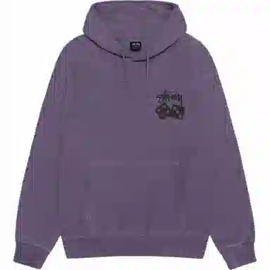 Stussy SS25 DICE HOODIE PIGMENT DYED