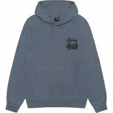 Stussy SS25 DICE HOODIE PIGMENT DYED