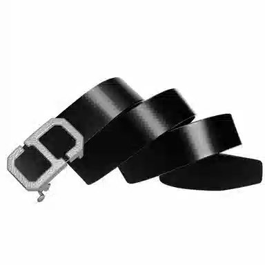 Jaylen Ous Hammered Texture Automatic Buckle Belt