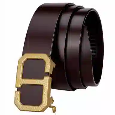 Jaylen Ous Hammered Texture Automatic Buckle Belt