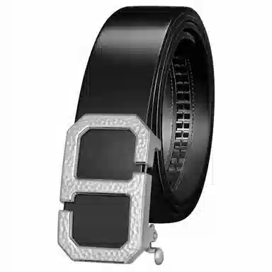 Jaylen Ous Hammered Texture Automatic Buckle Belt