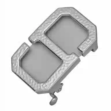 Jaylen Ous Hammered Texture Automatic Buckle Belt