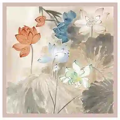 上海故事 十二花令印花百搭真丝小方巾礼盒装 丝巾 女款