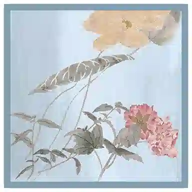 上海故事 十二花令印花百搭真丝小方巾礼盒装 丝巾 女款