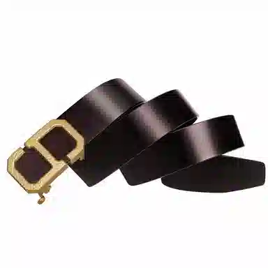 Jaylen Ous Hammered Texture Automatic Buckle Belt