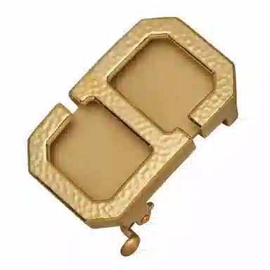 Jaylen Ous Hammered Texture Automatic Buckle Belt