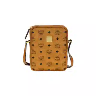 MCM Klassik Visetos Mini Crossbody COGNAC