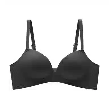 花蔓色 无痕小胸聚拢手掌杯上托无钢圈果冻条文胸 女款