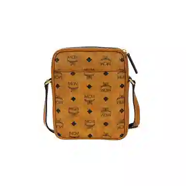 MCM Klassik Visetos Mini Crossbody COGNAC