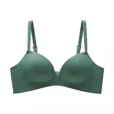 花蔓色 无痕小胸聚拢手掌杯上托无钢圈果冻条文胸 女款