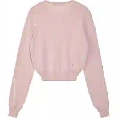 Rest&Recreation SS25 Logo Clip Knit Cardigan Pink