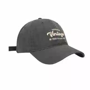 北极绒 大头围深顶字母刺绣帽檐加宽加厚遮阳显脸小 棉 鸭舌帽 男女同款情侣款