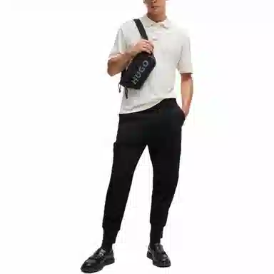 HUGO BOSS POLO SHIRT WITH LOGO PRINT Polo