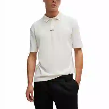 HUGO BOSS POLO SHIRT WITH LOGO PRINT Polo