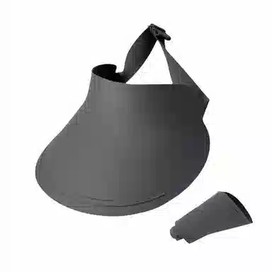 钓鱼熊 日系空顶户外防紫外线大帽檐遮阳帽无痕一体太阳帽 聚酯纤维 防晒帽 男女同款情侣款