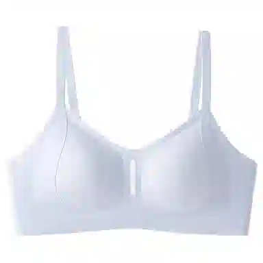 花蔓色 纯色简约聚拢上托薄款无痕文胸 女款