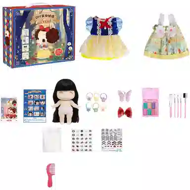 古欧 换装洋娃娃系列 棉花打扮 亲子互动 思维训练 早教益智玩具