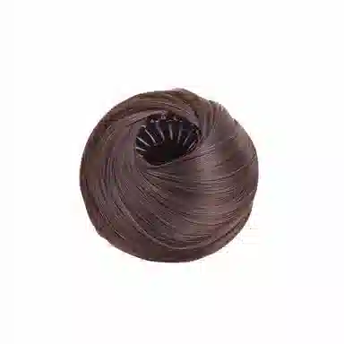 丹琴 鸟巢丸子头假发高颅顶花苞头增发量蓬松随意收缩盘发神器 高温丝 发圈 女款